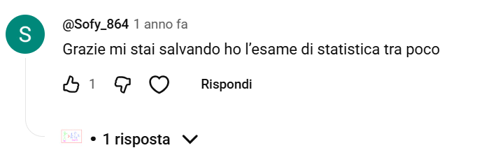 @Sofy_864: Grazie mi stai salvando ho l’esame di statistica tra poco